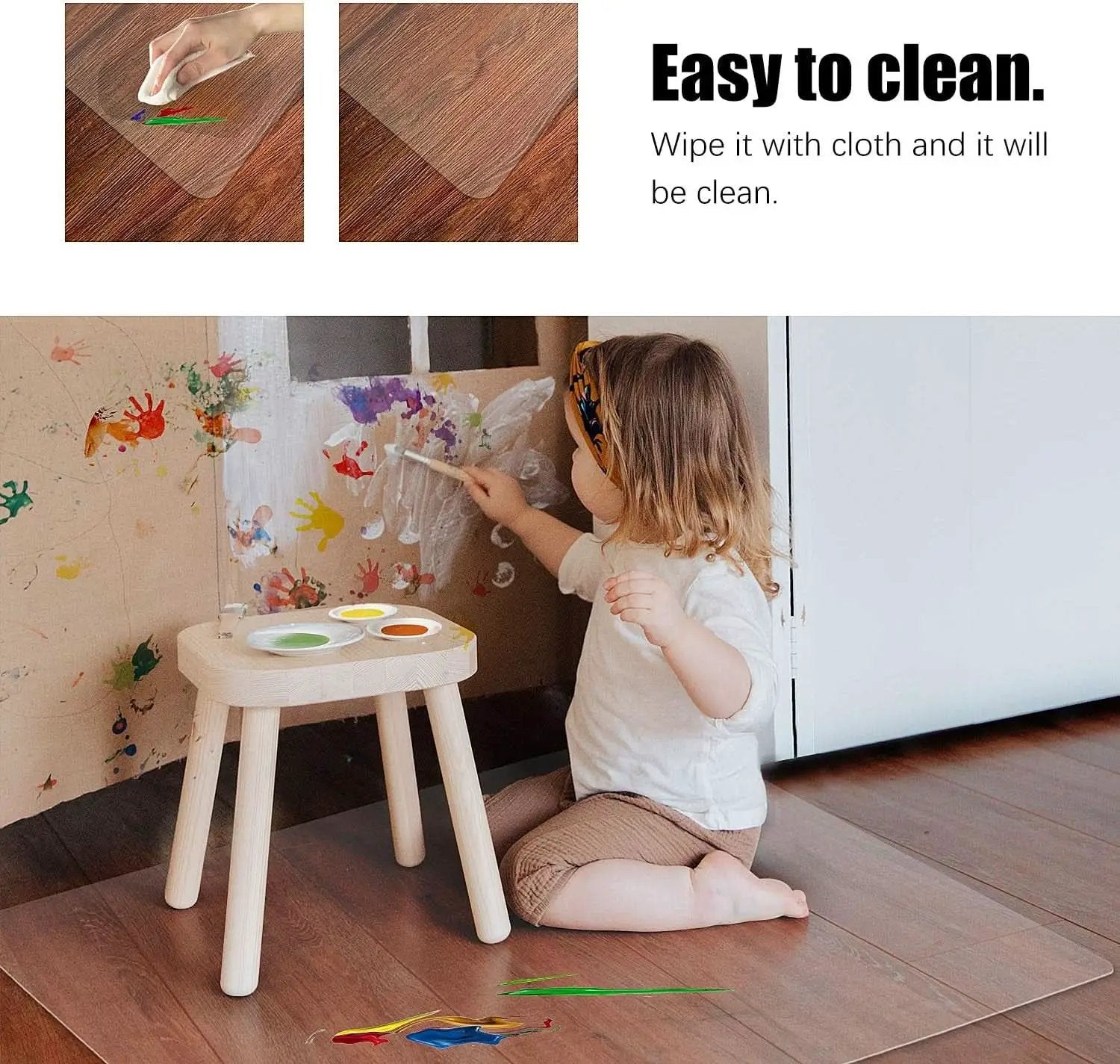 Clear Chair Mat 36 By 48 For Hard Floors Office Home from PriceLows™