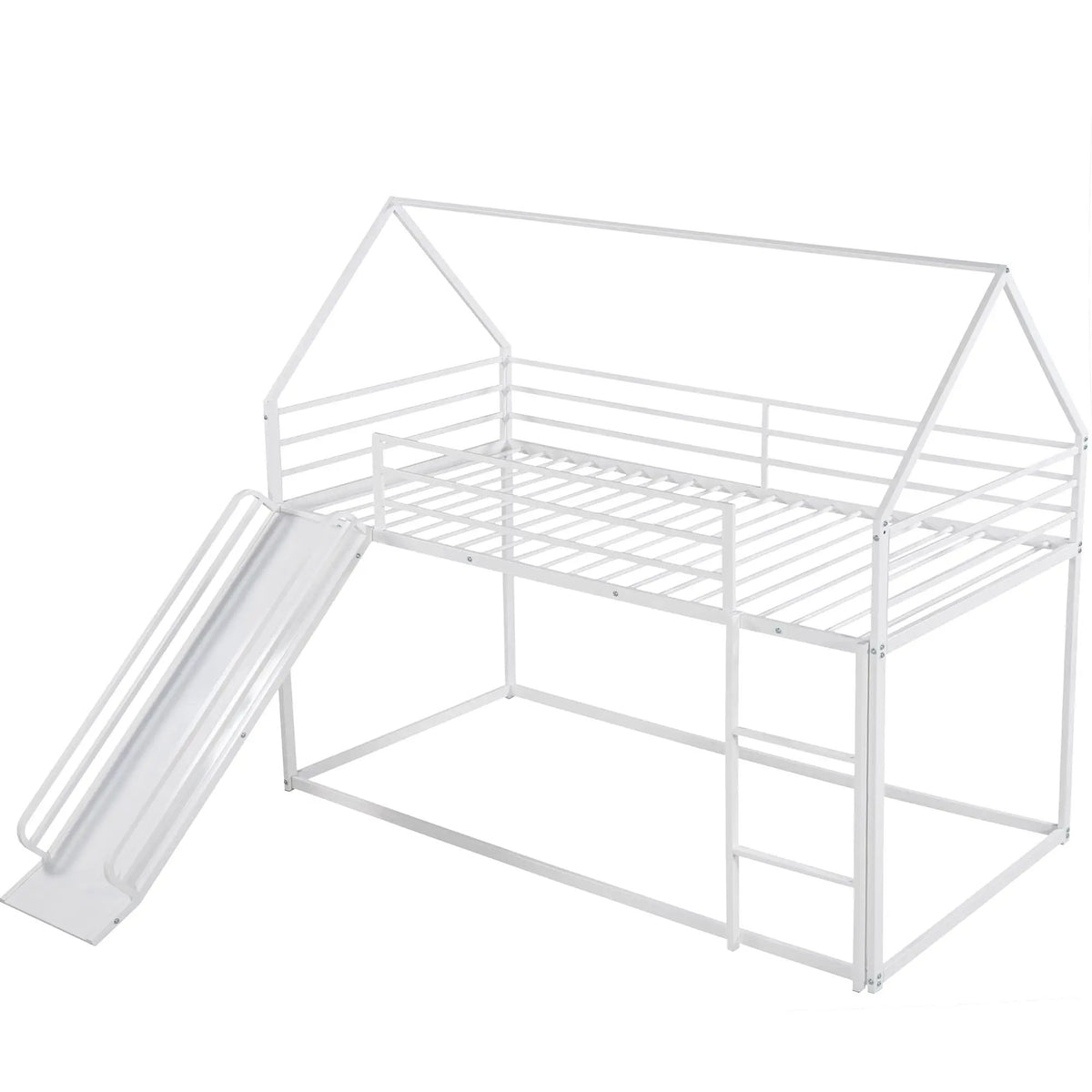 Bunk Bed | Playhouse Design | Built In Slide | Twin Over Twin