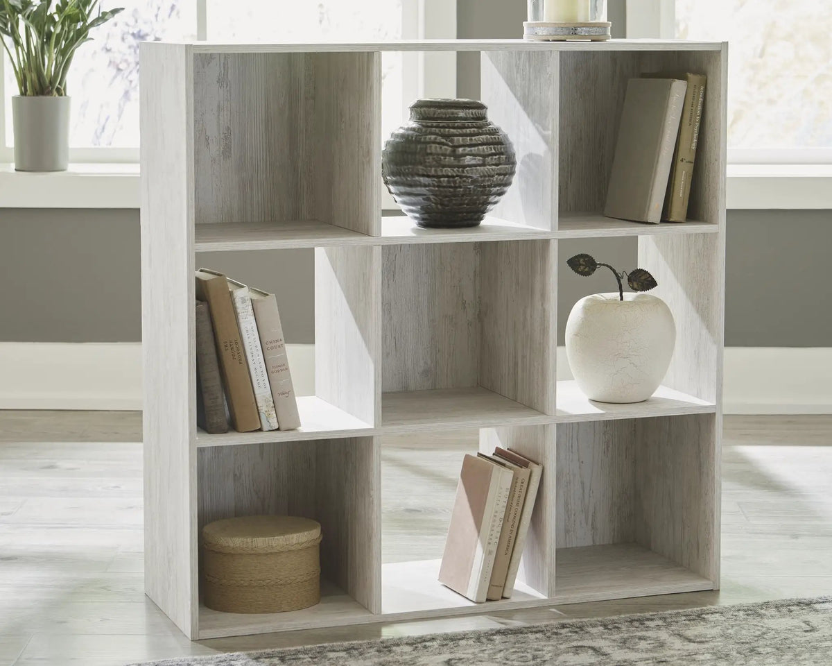 Paxberry Cube Organizer | Whitewashed Eight-Cube Design | Coastal Chic Style | Weatherworn Finish