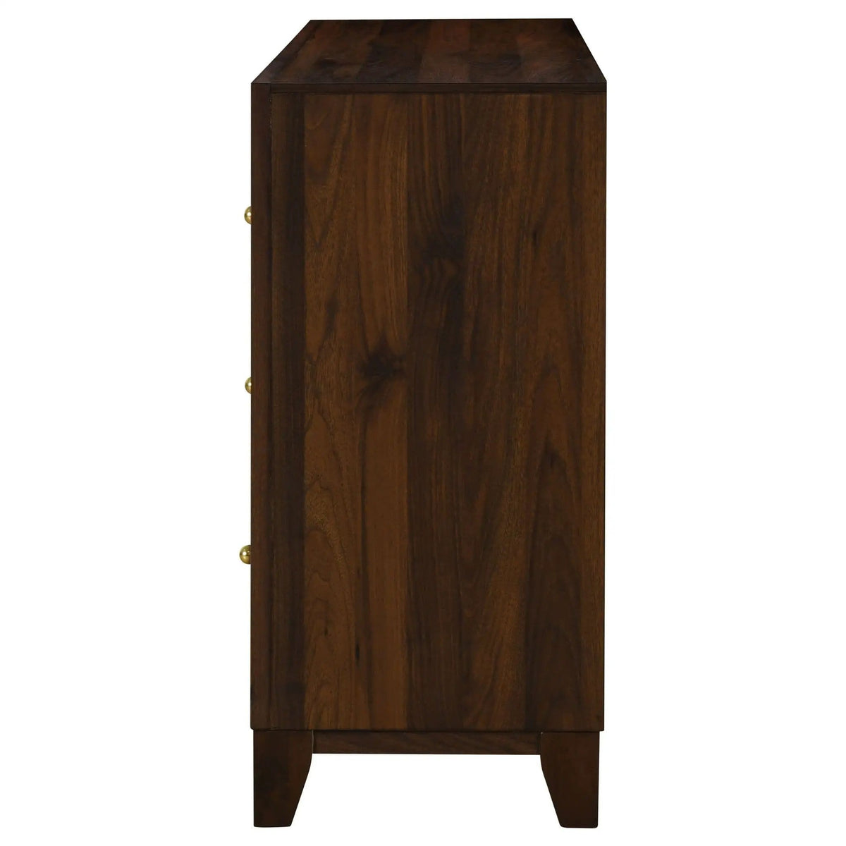 Welsley 6-drawer Dresser Cabinet | 58.5 x 17.25 x 36 in | Engineered Wood & Walnut | Walnut