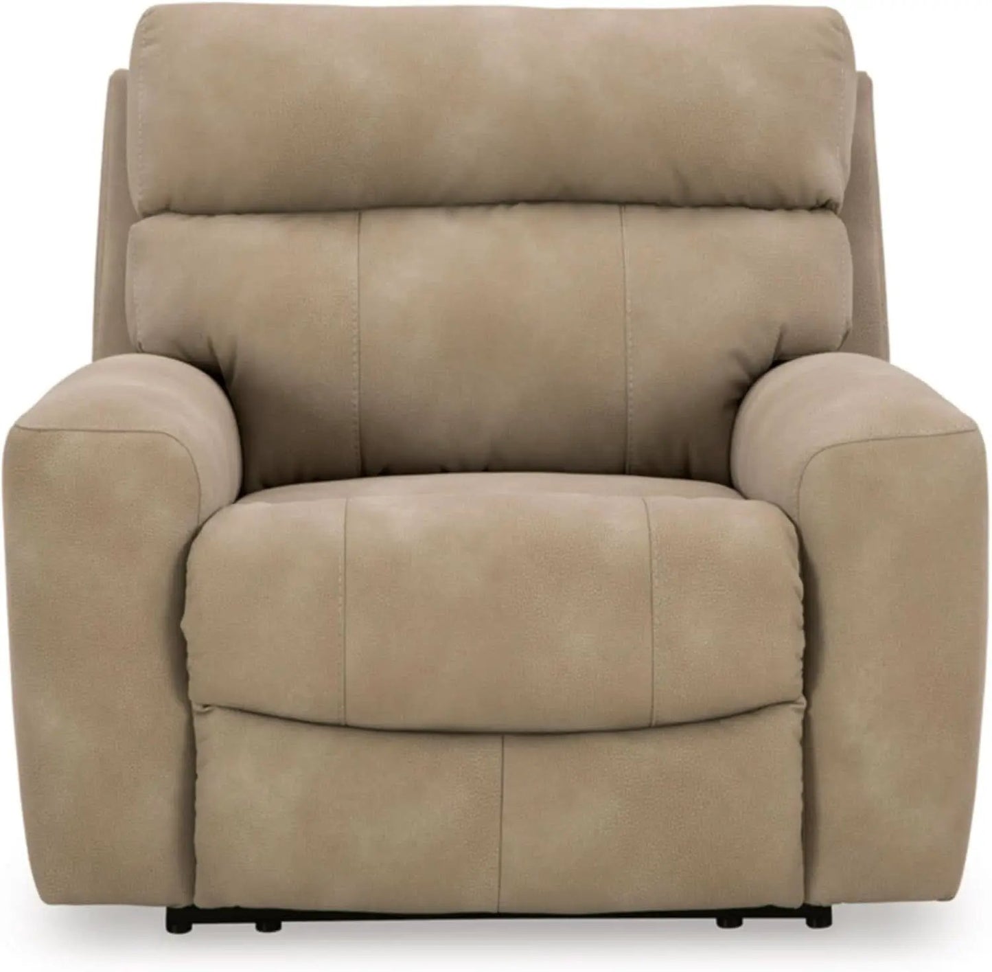 Wall Hugger Power Recliner Light Brown With USB Ports from PriceLows™