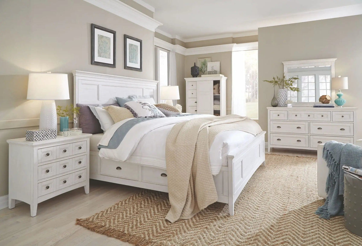 Heron Cove Two Tone Drawer Dresser | 2 Pieces | Bedroom Furniture | Bedroom