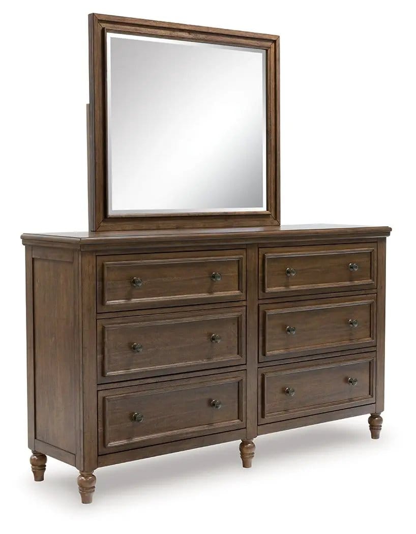 Sturlayne Dresser And Mirror | Dresser & Mirror | Mdf | Brown