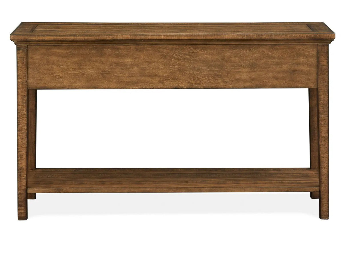 Bay Creek Rectangular End Table | Classic Styling | 26 Inch Width | Stunning Hardware