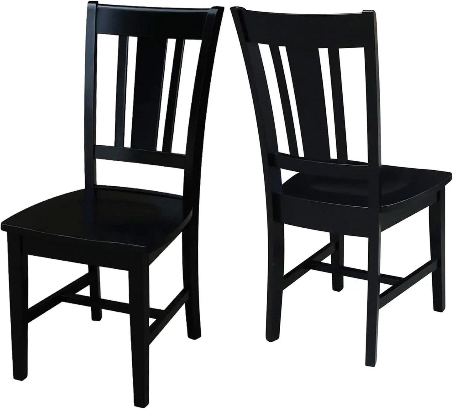 San Remo Splatback Dining Chairs Set Of Two, Black from PriceLows™