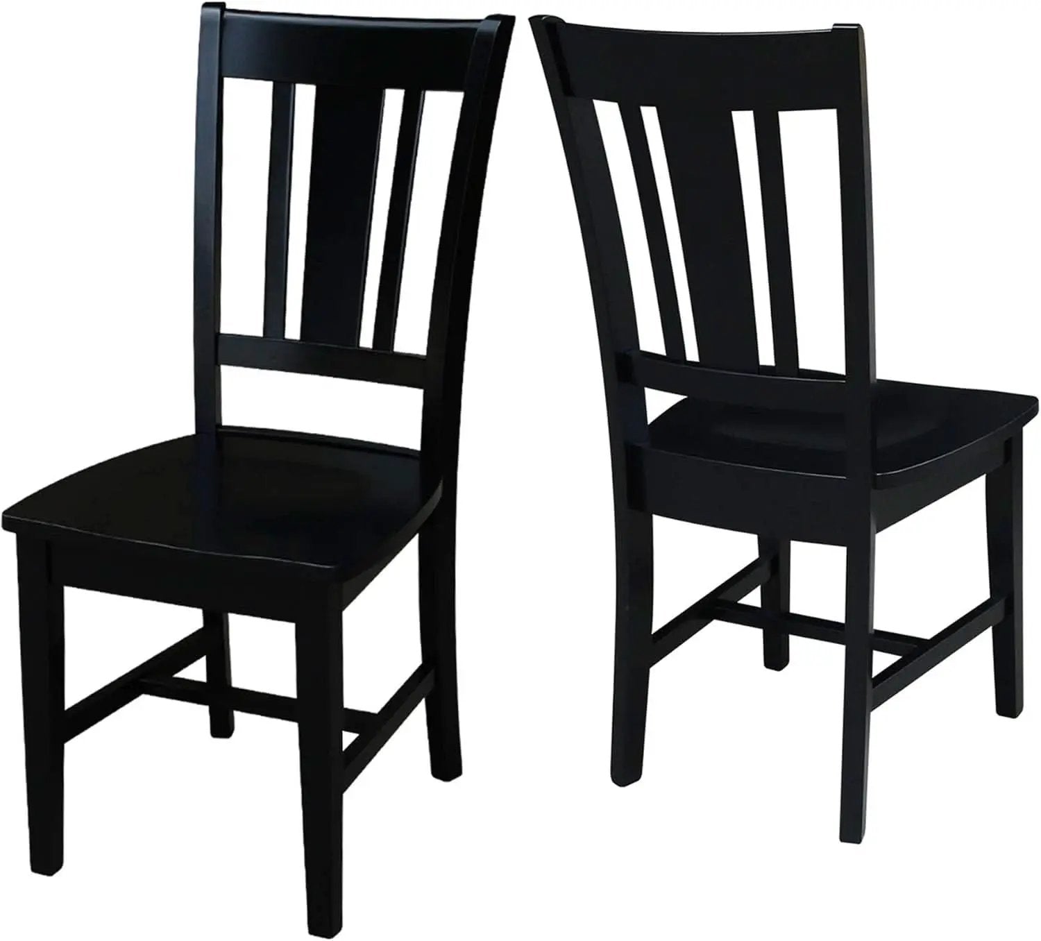 San Remo Splatback Dining Chairs Set Of Two, Black from PriceLows™