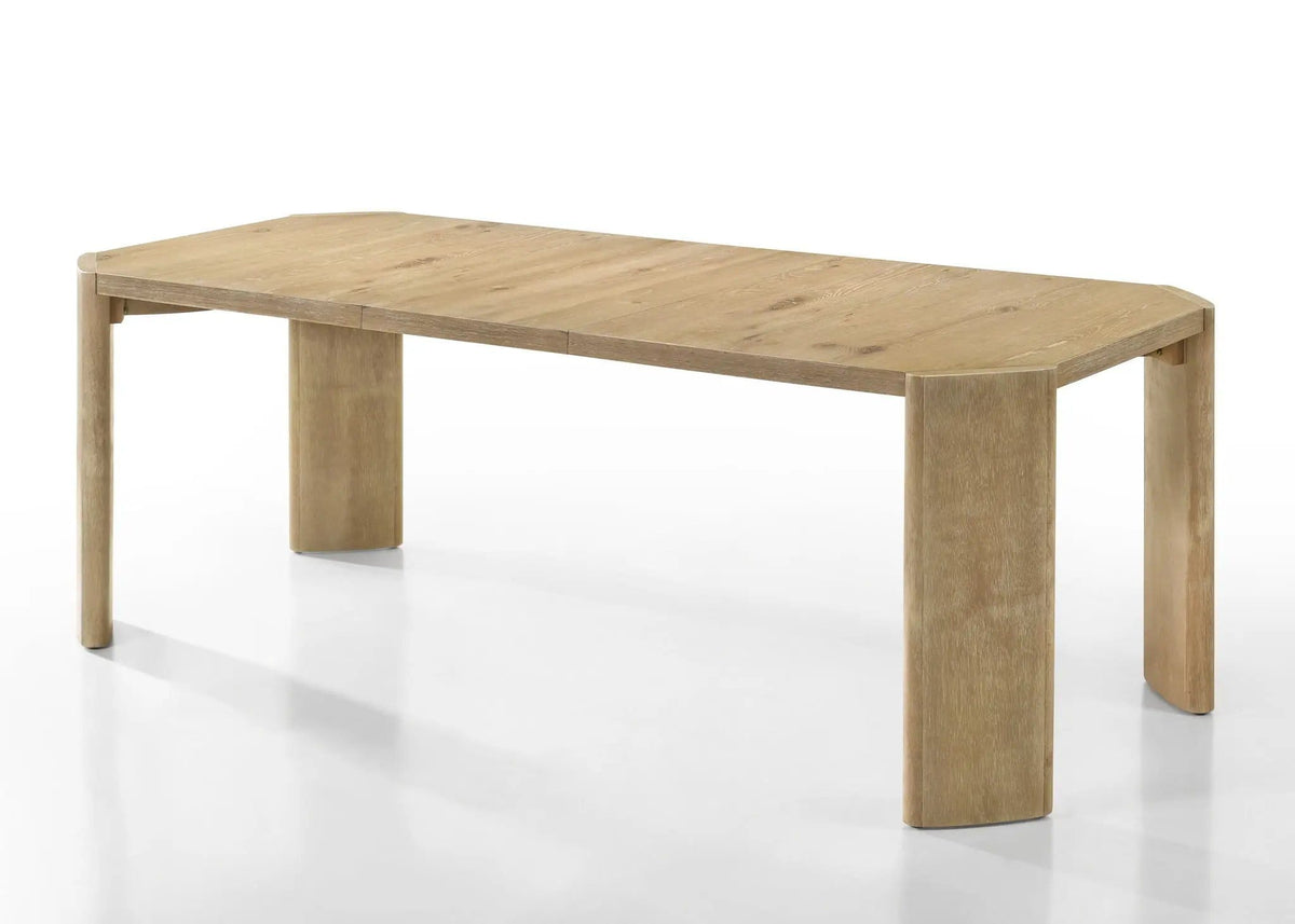 Magnus Extendable Rectangular Dining Table Dining Tables with Extension | 38 x 66 x 30 in | Wood | Oak Finish
