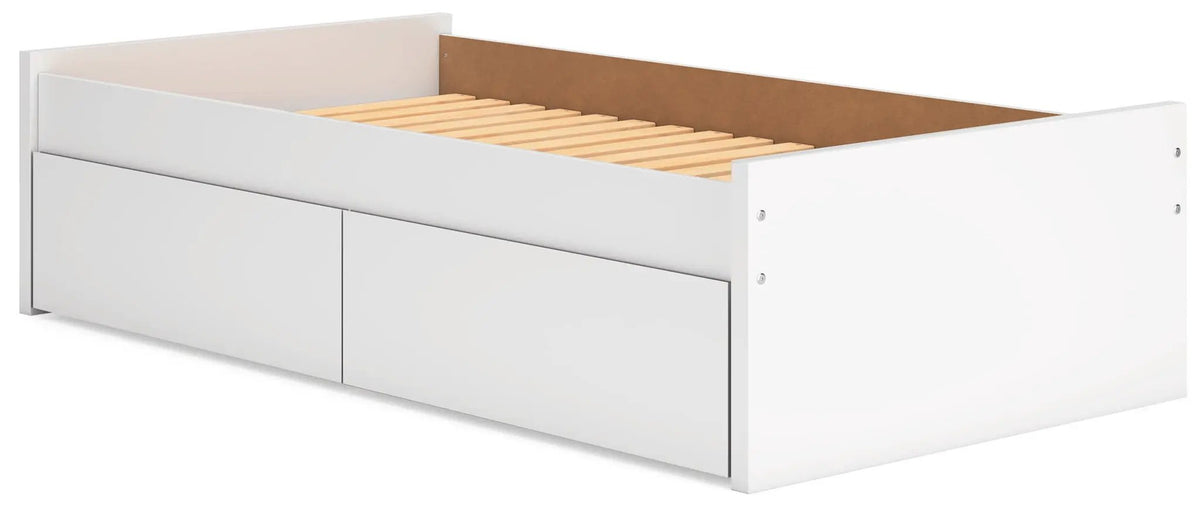 Platform Bed | Four Storage Drawers | Clean Minimal Design
