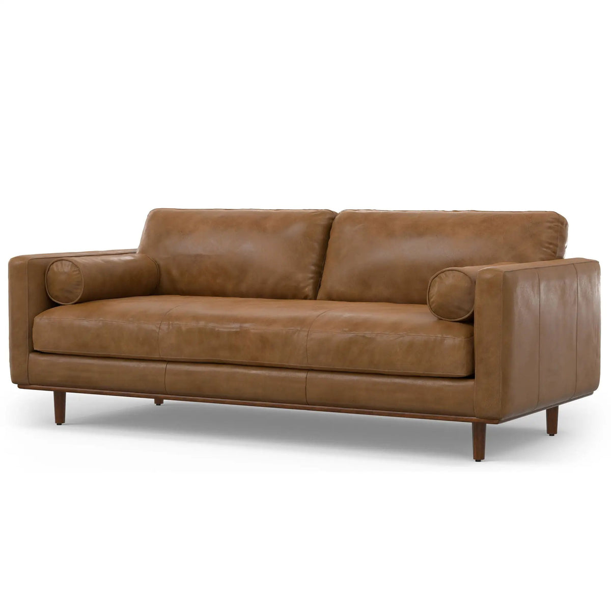 Morrison Upholstered Sofa | Recycled Blend Fabric | Single Bench Seat Cushion | 72 Inch Length