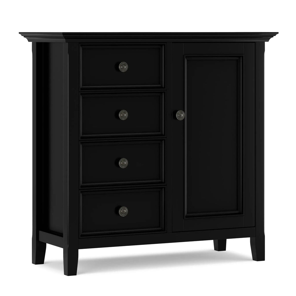 Amherst Storage Cabinet | Medium Handcrafted Solid Wood | NC Lacquer Finish | Multipurpose Storage
