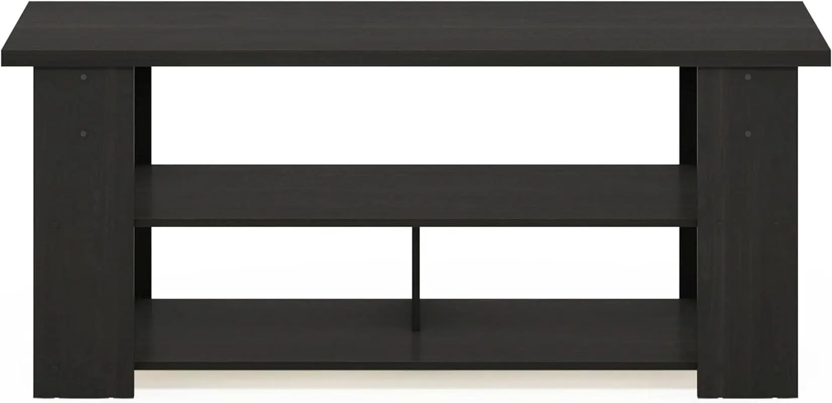 Jaya Espresso TV Stand For 50 Inch Screens Open Shelves from PriceLows™