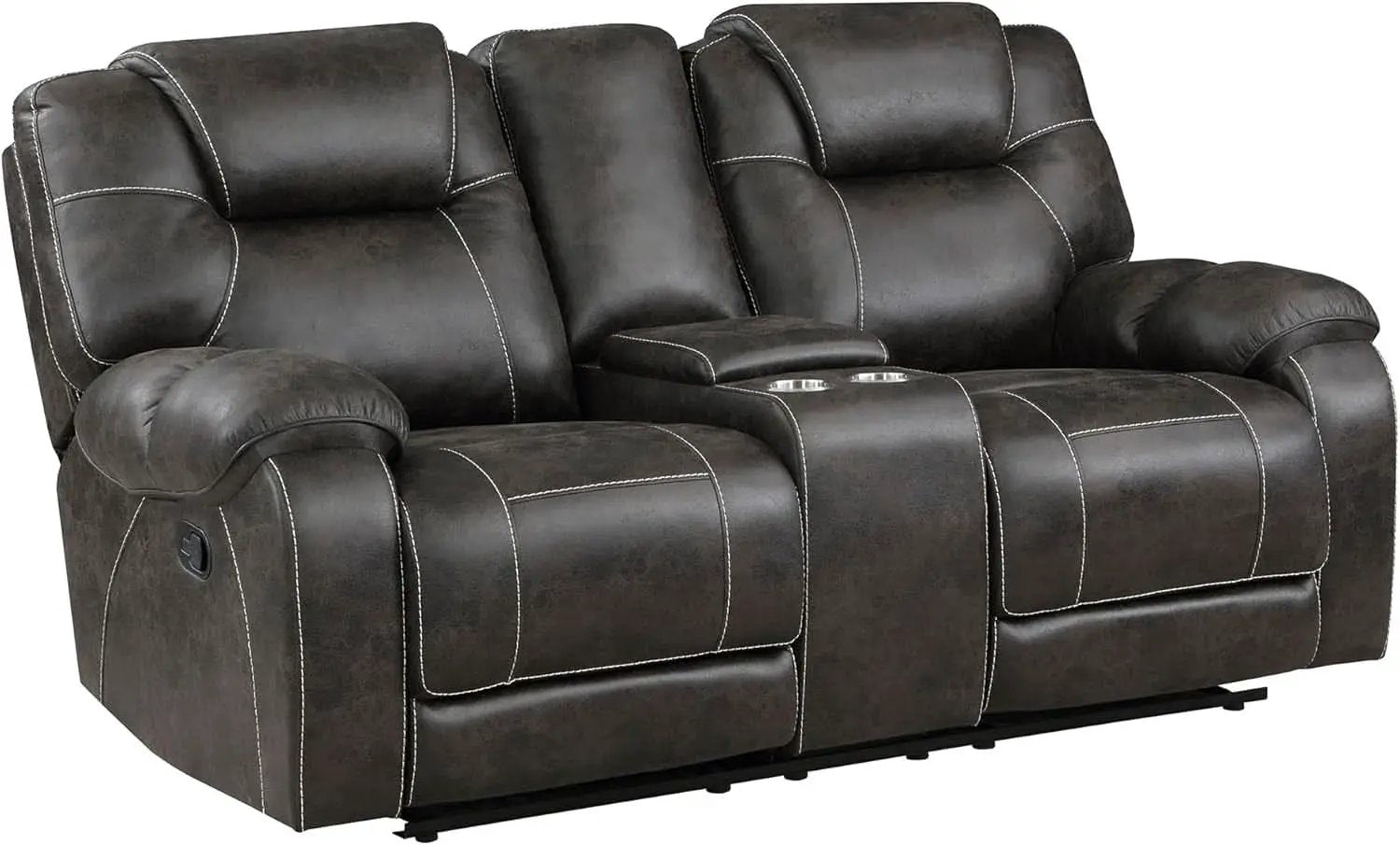Recife 2-Piece Reclining Living Room Sofa Set Chocolate from PriceLows™