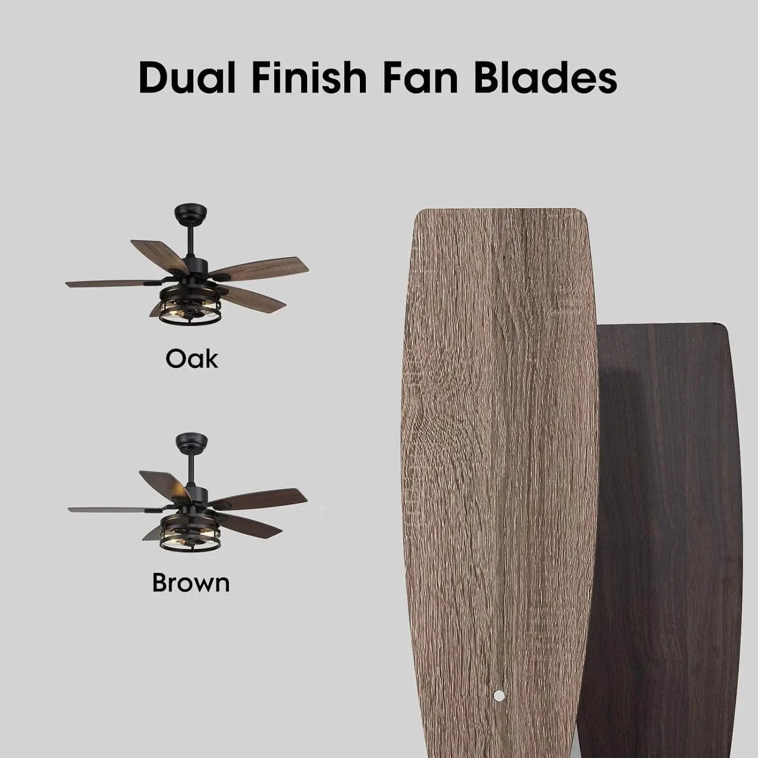 42 Inch Caged Ceiling Fan With Remote Control For Indoor And Outdoor from PriceLows™