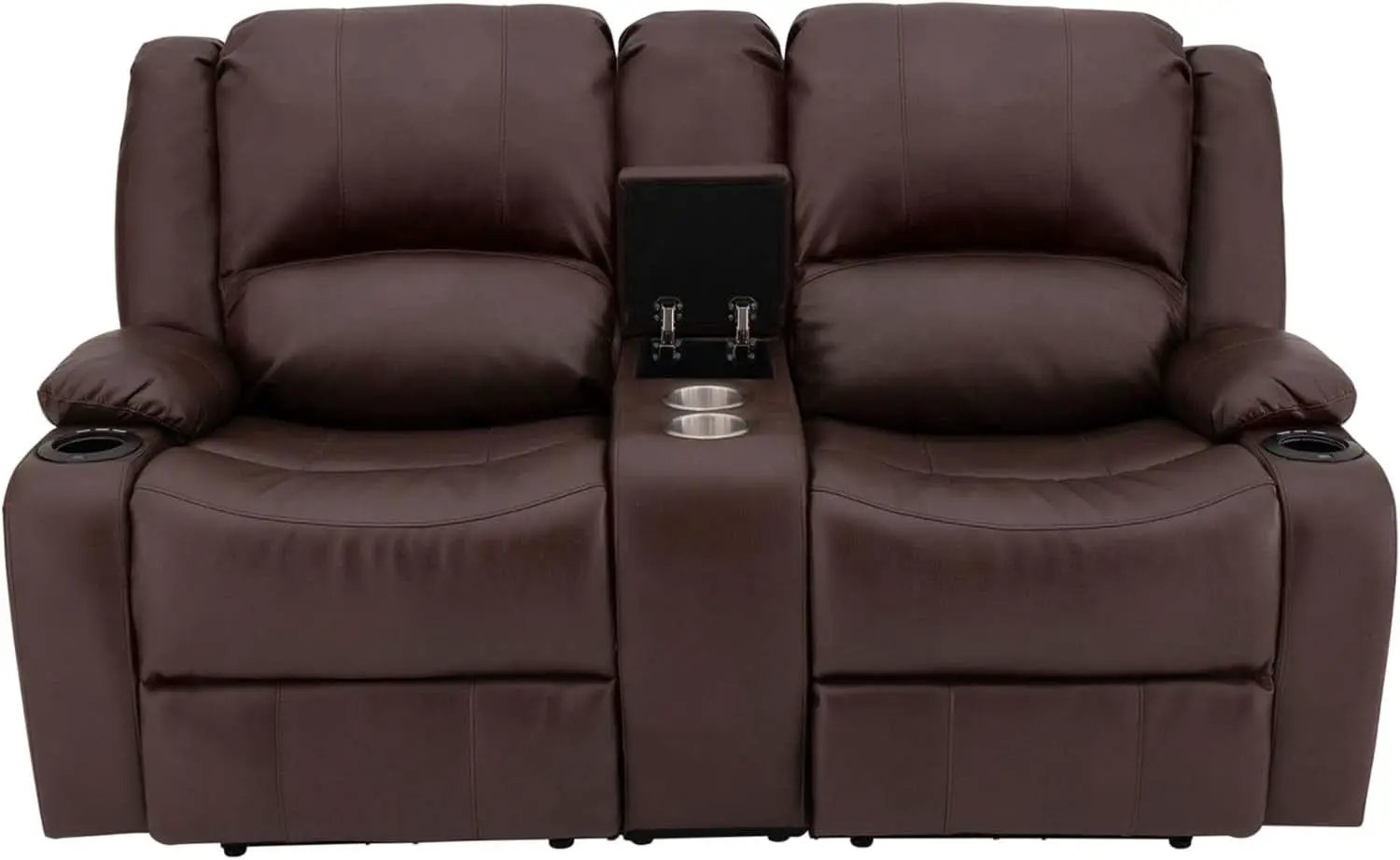 67 Inch Powered RV Wall Hugger Recliner Sofa Mahogany from PriceLows™
