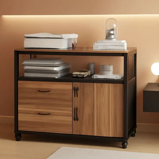 Lockable Lateral File Cabinet With Drawers For Letter Size from PriceLows™