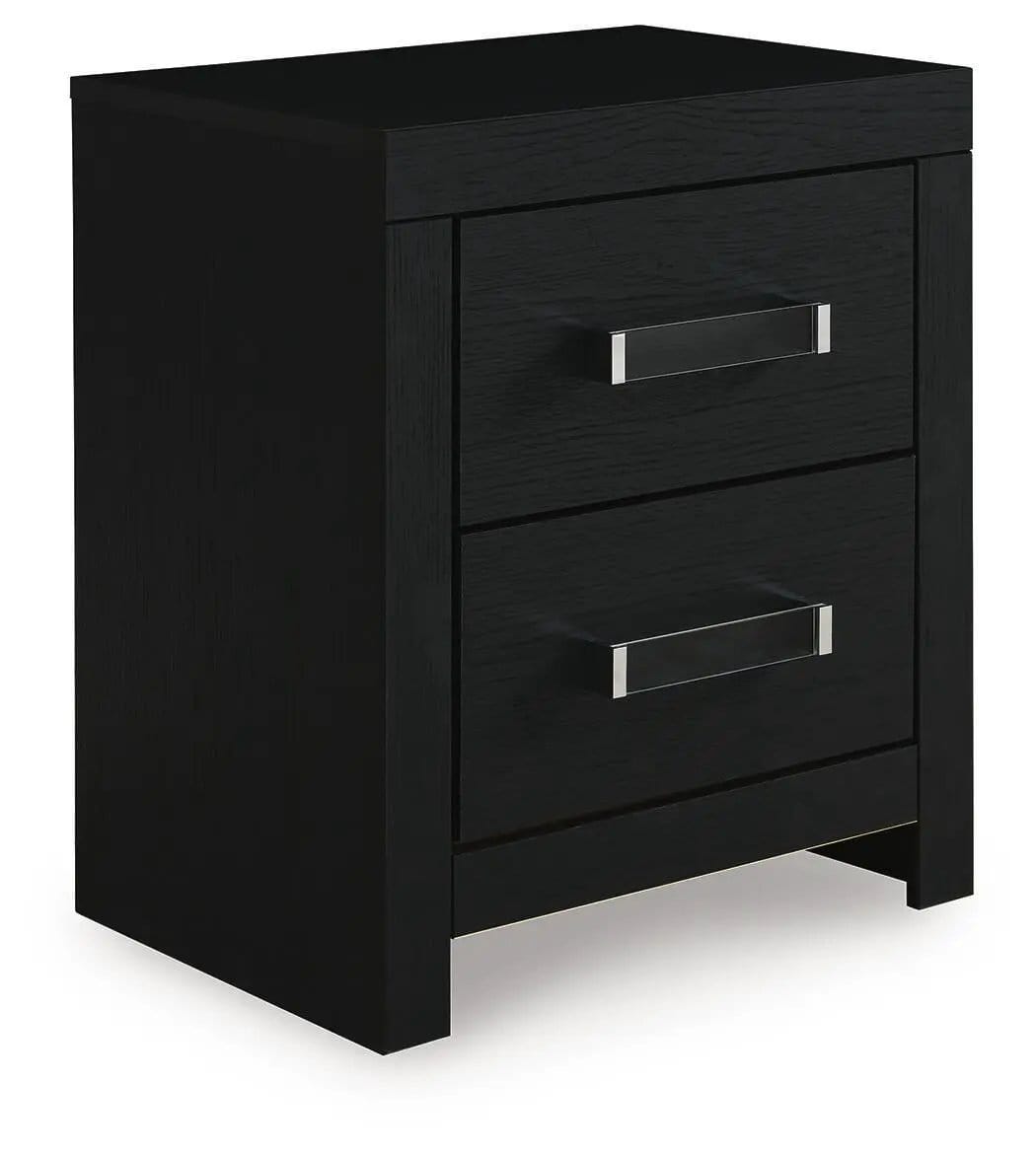 Maeling Two Drawer Night Stand Accent Nightstand | 2 Pieces | Acrylic | Bedroom