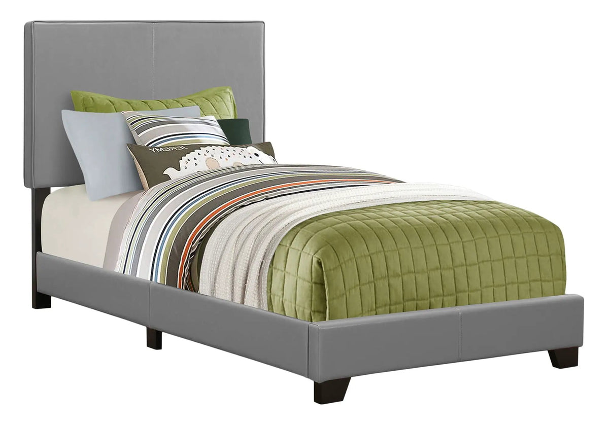 Upholstered Storage Bed | Transitional Style | Low Profile Platform Frame | 45.75 Inch Height