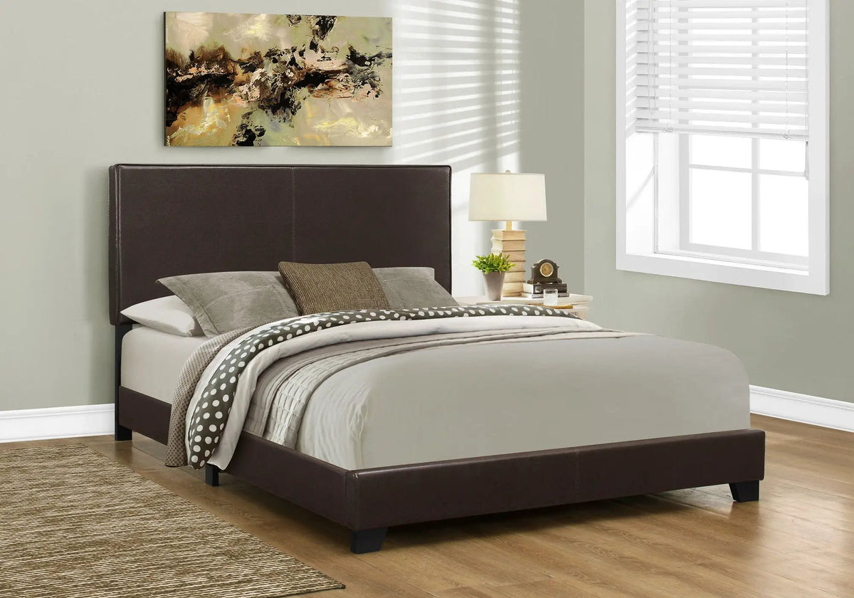 Upholstered Storage Bed | Transitional Style | Low Profile Platform Frame | 45.75 Inch Height