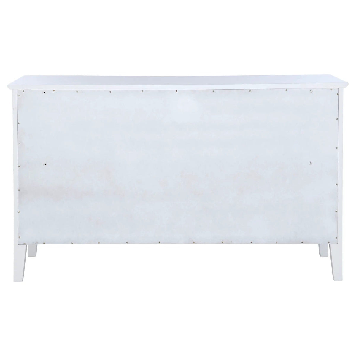 Bexhill 10-drawer Dresser Cabinet | 65 x 21.75 x 39 in | Rattan | White