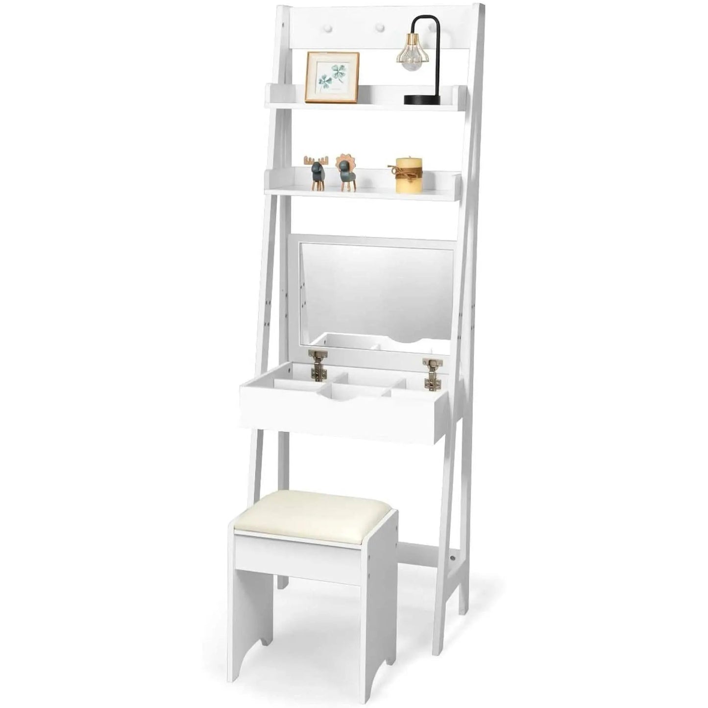 3 In 1 Vanity Table With Flip Top Mirror Makeup Desk from PriceLows™