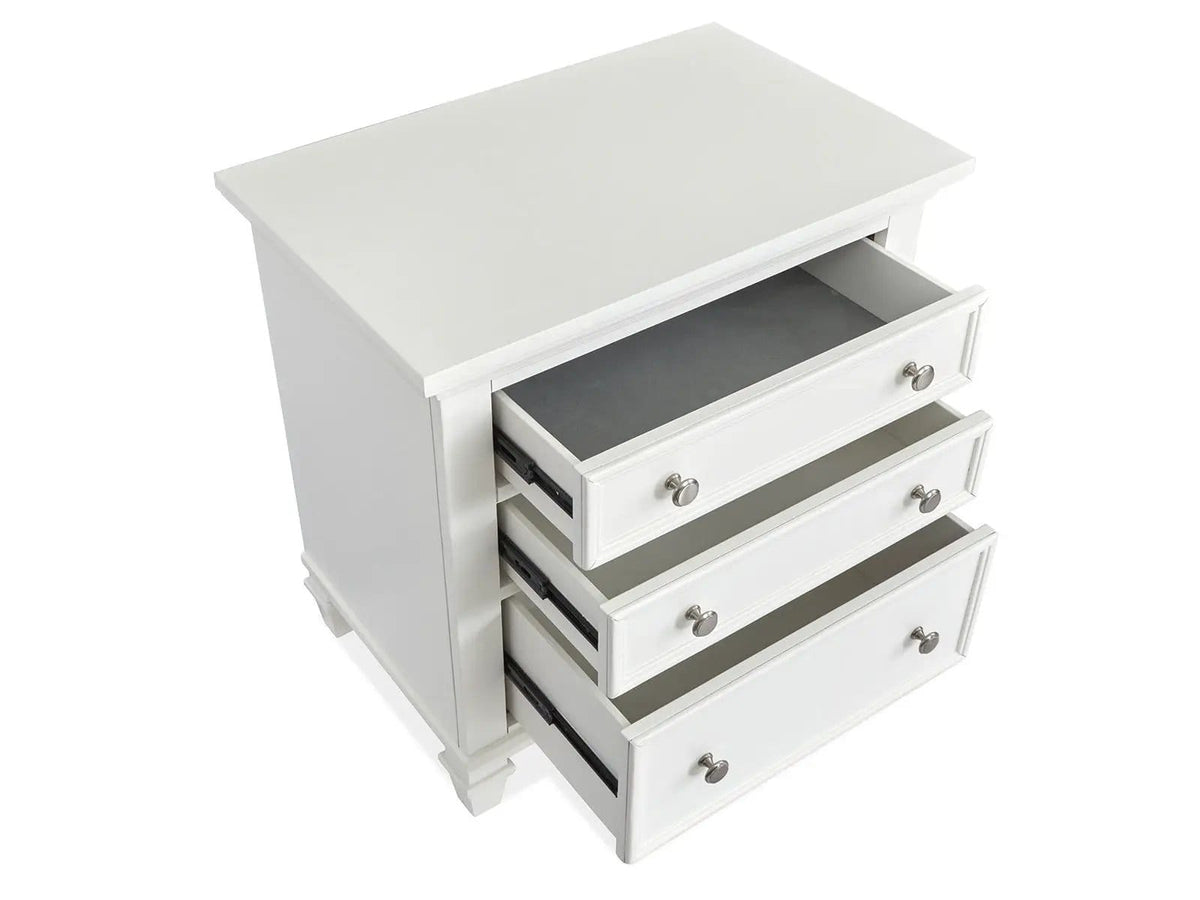 Charleston Drawer Nightstand Nightstands w/ Charging Station | 2 Pieces | Bedroom Furniture | Bedroom