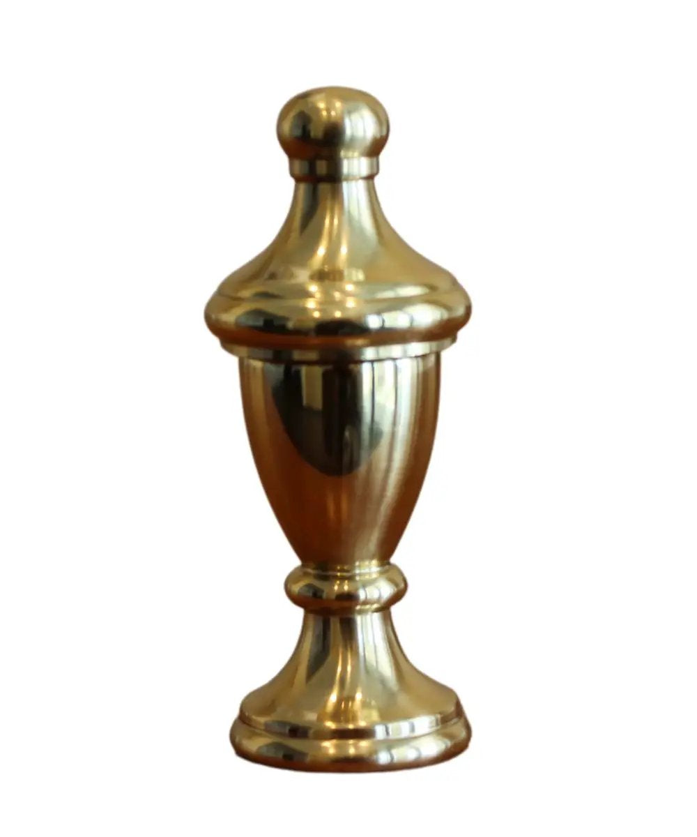 Lamp Finial | Polished Brass | Decorative Spire | 2.3 Inch Height