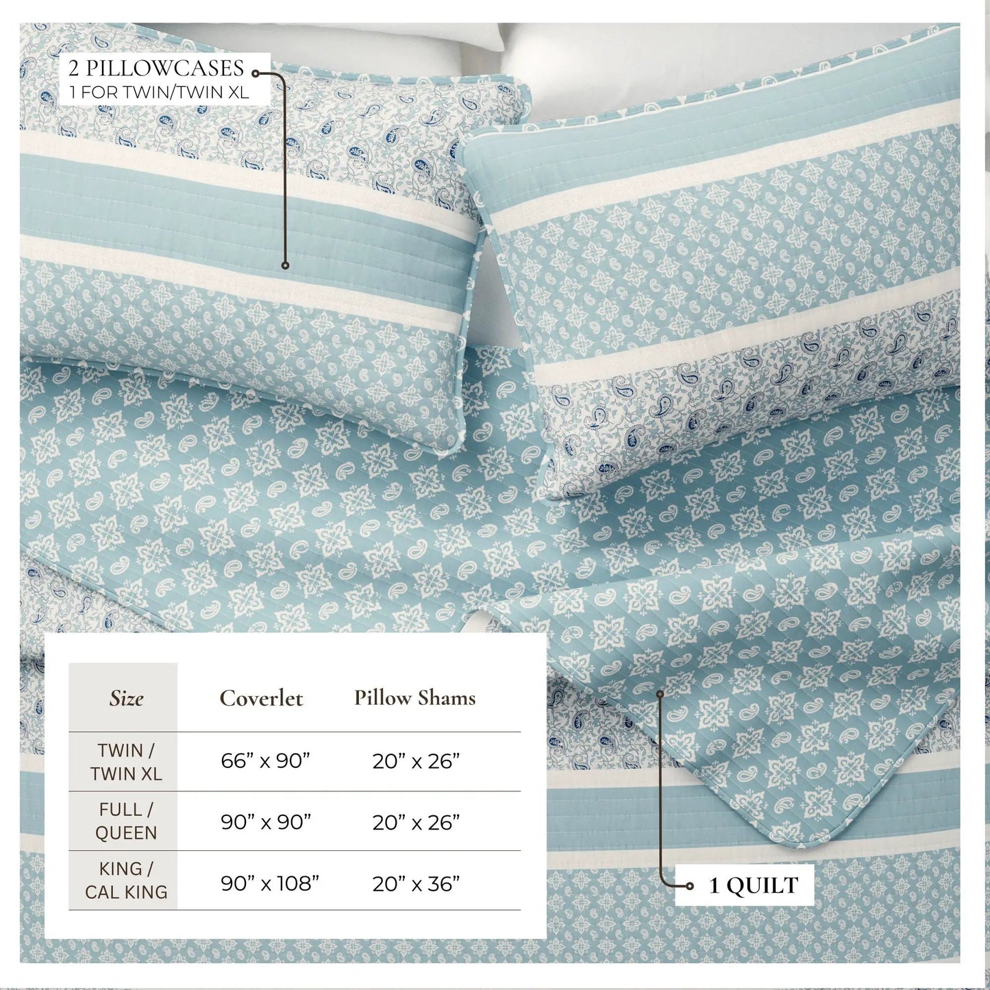 Stripe Quilt - Kadi Collection from PriceLows™