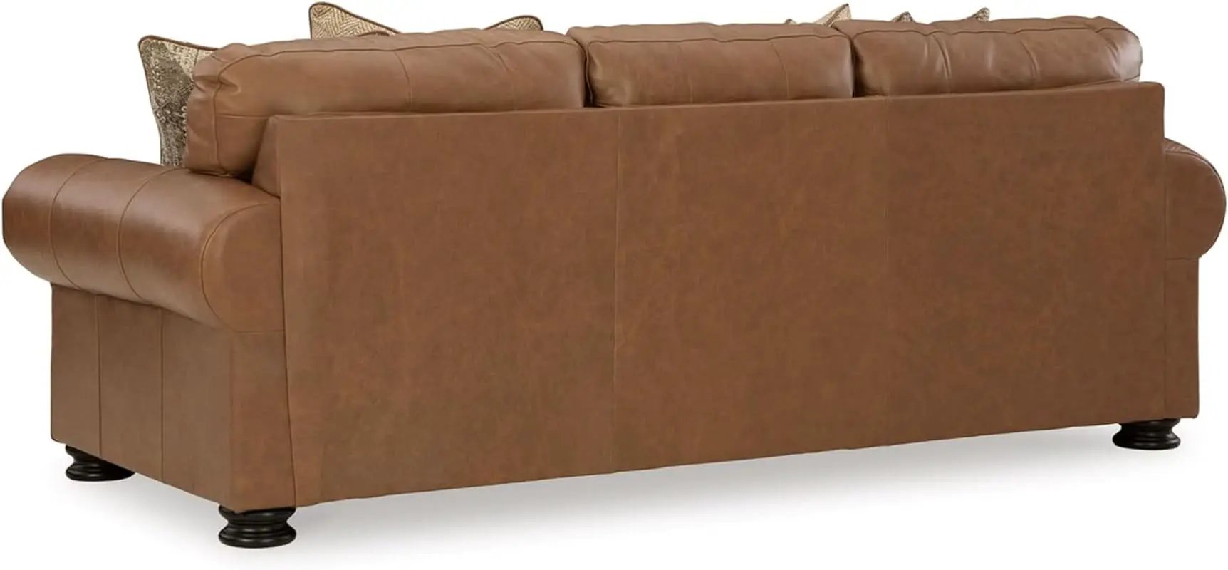 Exquisite Leather Sleeper Sofa Queen Dark Chocolate from PriceLows™