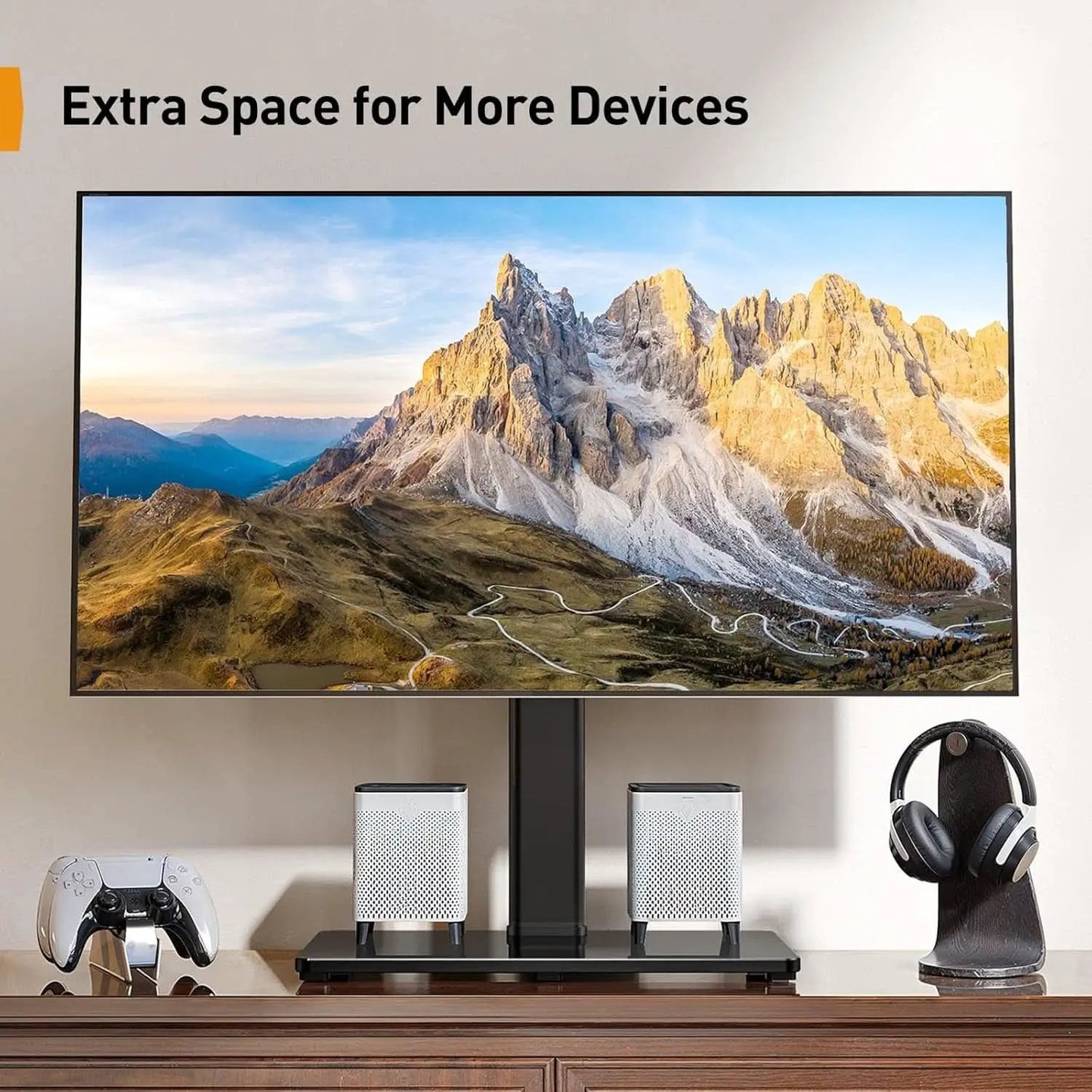 Tabletop TV Stand 23 to 60 Inches Height Adjustable from PriceLows™