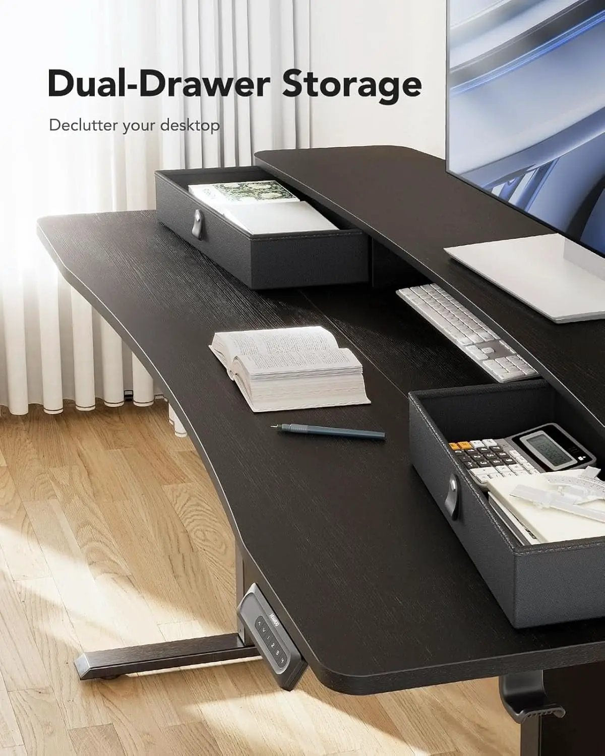48 Inch Electric Standing Desk With Height Adjustable from PriceLows™