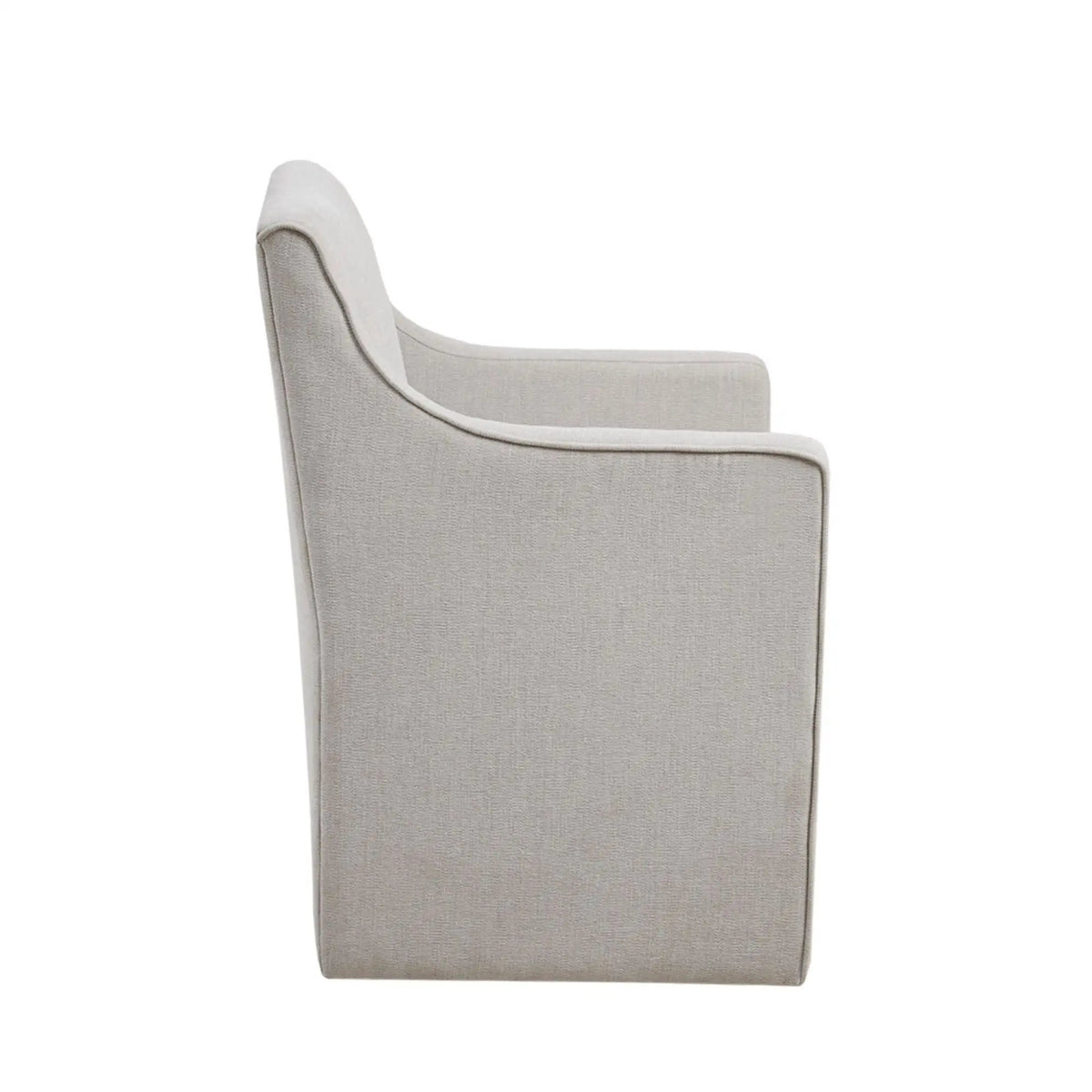 Traditional Dining Armchair | Upholstered | Fully Assembled | Gray