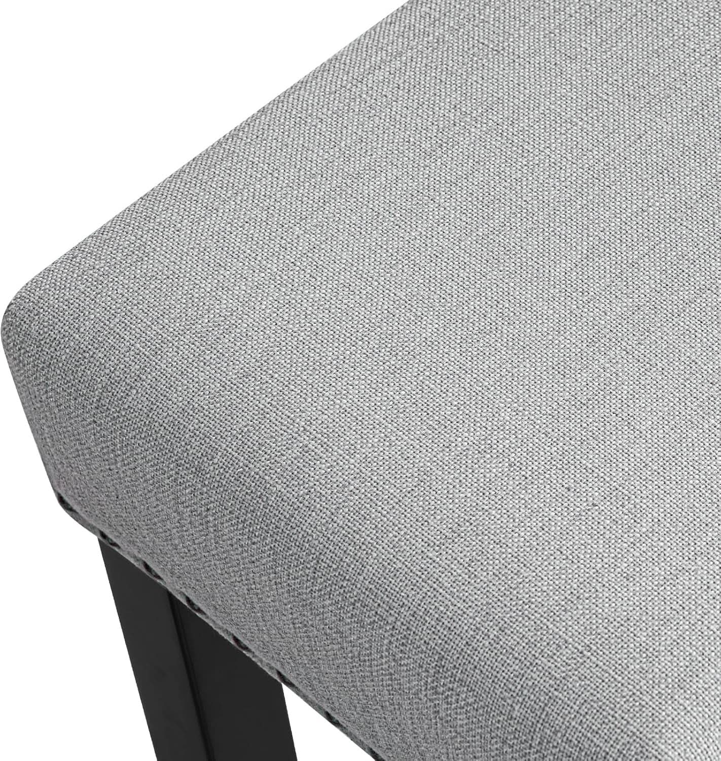 Ergonomic Upholstered Bar Stools Set for Kitchen Island from PriceLows™