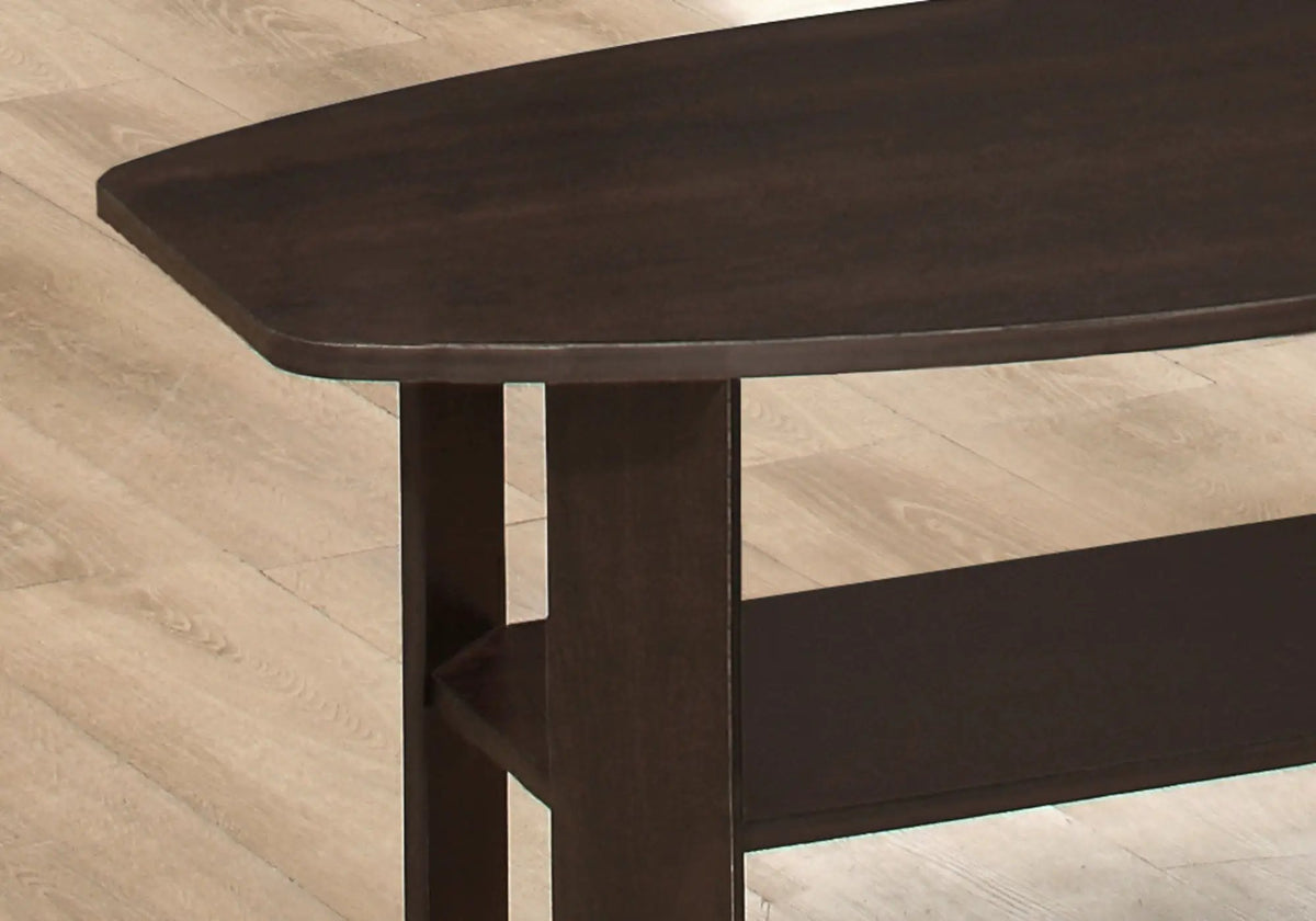Espresso Coffee Table Set | Set Of 3 | Transitional Style | Kid And Pet Safe