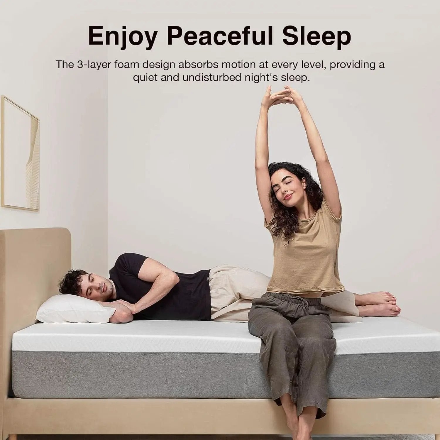 Queen Memory Foam Mattress 12Inch Medium Plush Comfort from PriceLows™