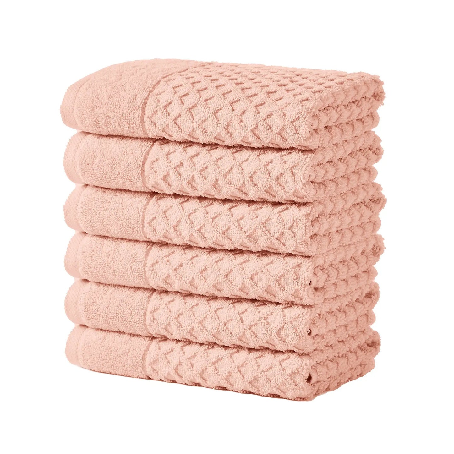 Cotton Diamond Waffle Weave Bath Towel Set - Grayson Collection from PriceLows™