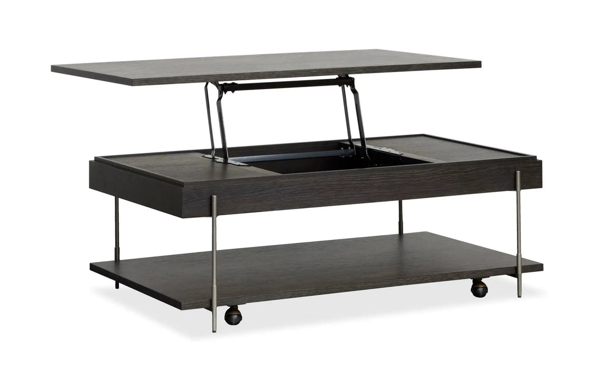 Spencer Table | 3 Pieces | Oak Veneer & Metal | Living Room