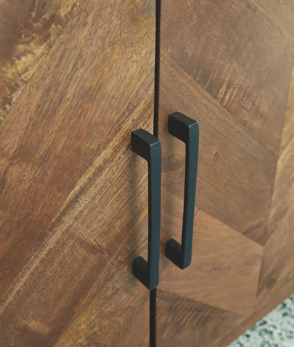 PratTVille Accent Cabinet | 68 x 16 x 36.75 in | Engineered Wood & Metal | Brown