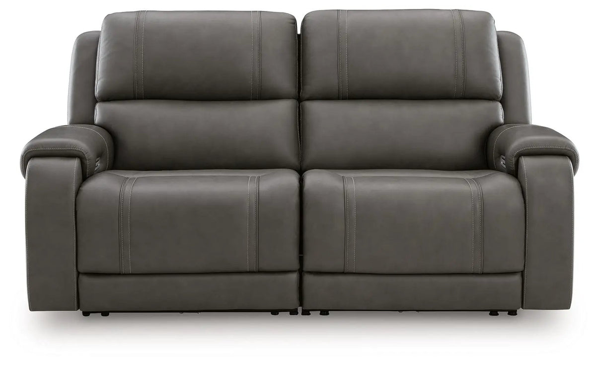 Power Reclining Sectional | USB Charging | Adjustable Headrests | Mocha
