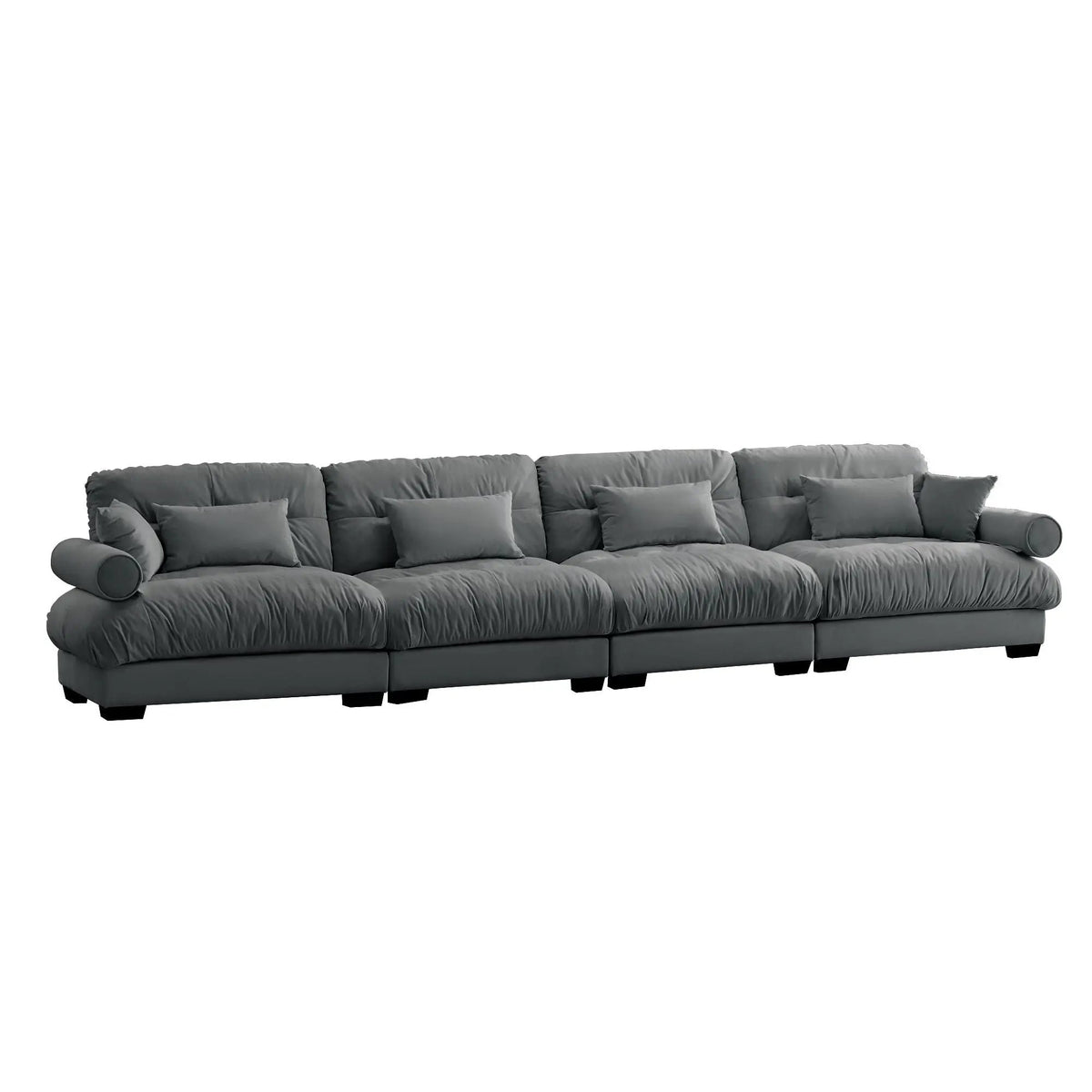 Sectional Sofa | Deep Seat Convertible | Modular Vintage | Oversized