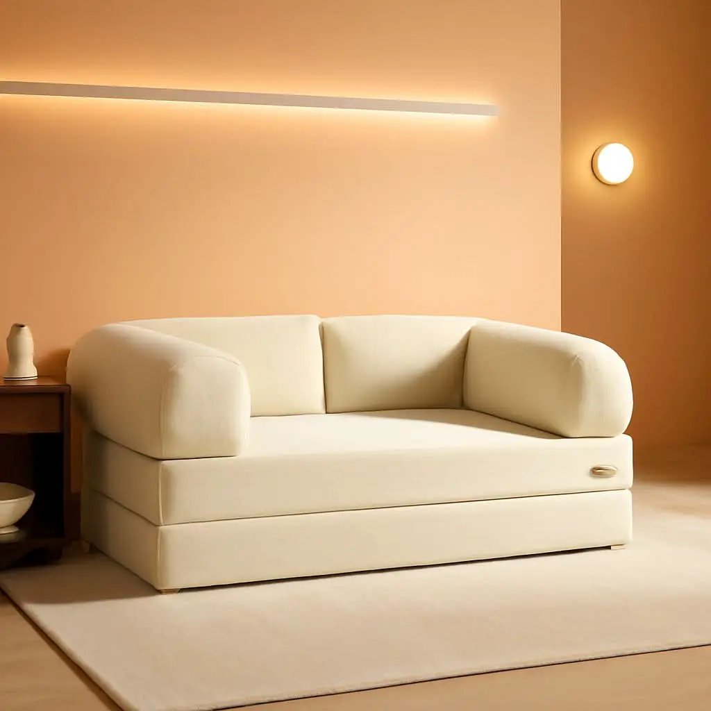 Queen Foldable Sleeper Sofa Bed LivingSpace SpaceSaver from PriceLows™