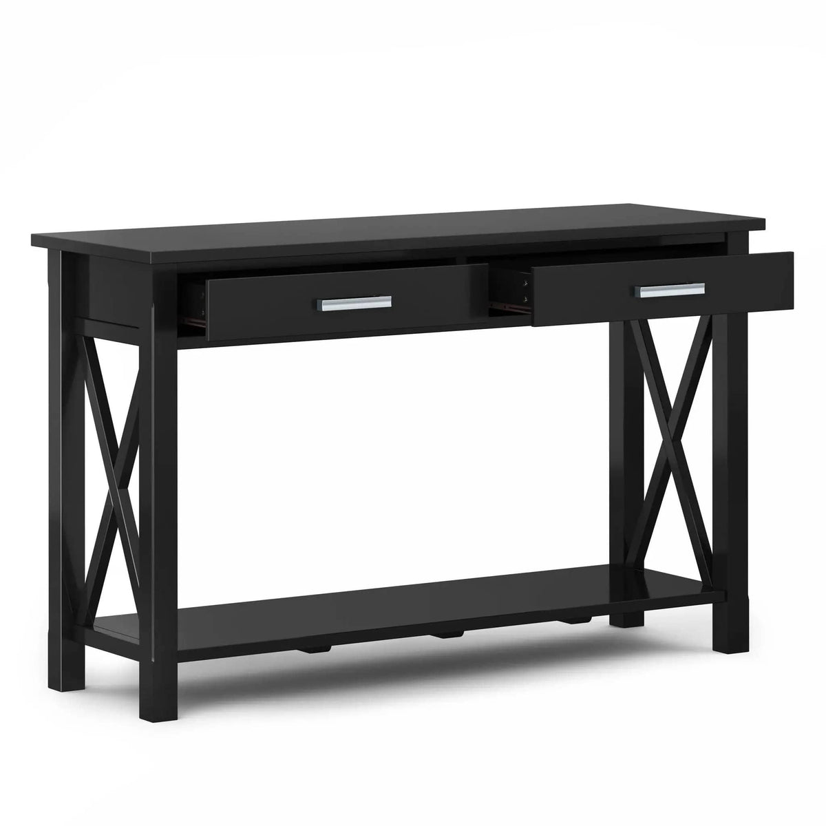 Kitchener Handcrafted Table | 6 Pieces | Solid Wood & Metal | Living Room