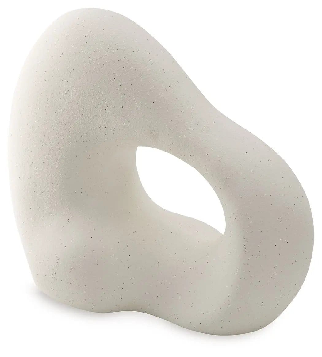 Arthrow Sculpture 11" | 13 x 6 x 11.25 in | Ceramic | Off White