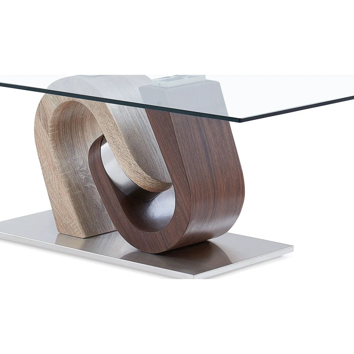 Chase End Table Contemporary Design | 2 Pieces | Solid Wood & Walnut | Living Room