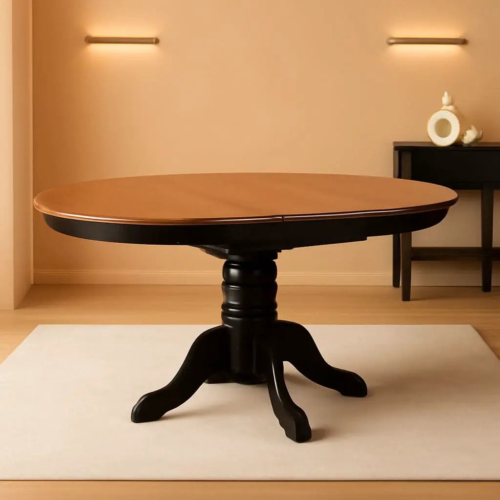 Avon Dining Table Butterfly Leaf 60x42 Inches Oval from PriceLows™