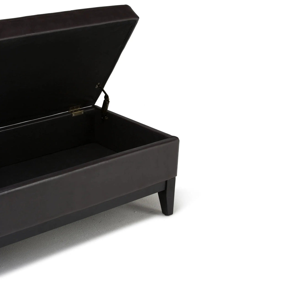 Oregon Contemporary Storage Ottoman Bench | Serving Tray | Lift Open Lid | Child Safety Hinge