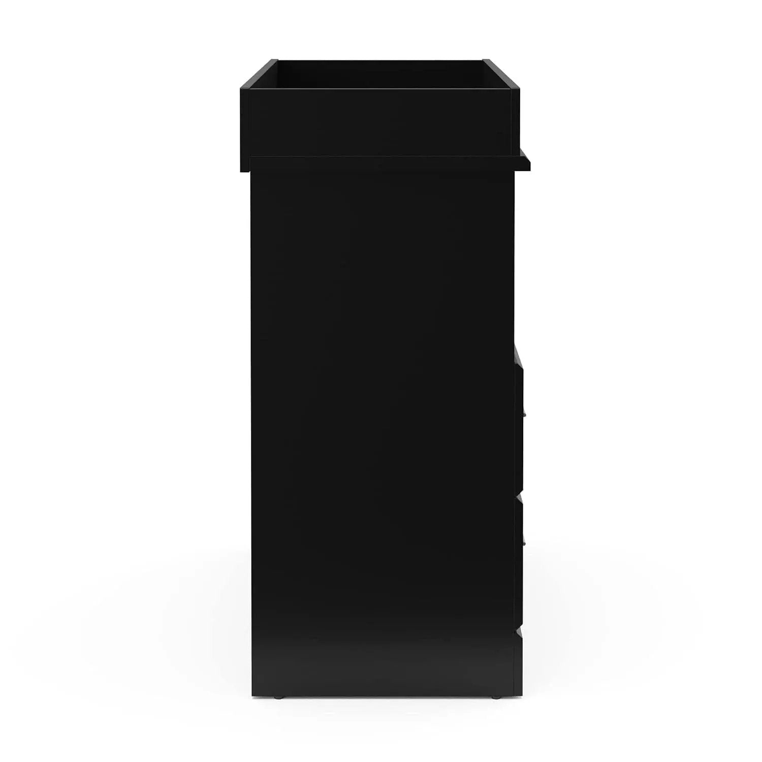 Brookside 2 Drawer Changing Table Dresser Black Topper from PriceLows™