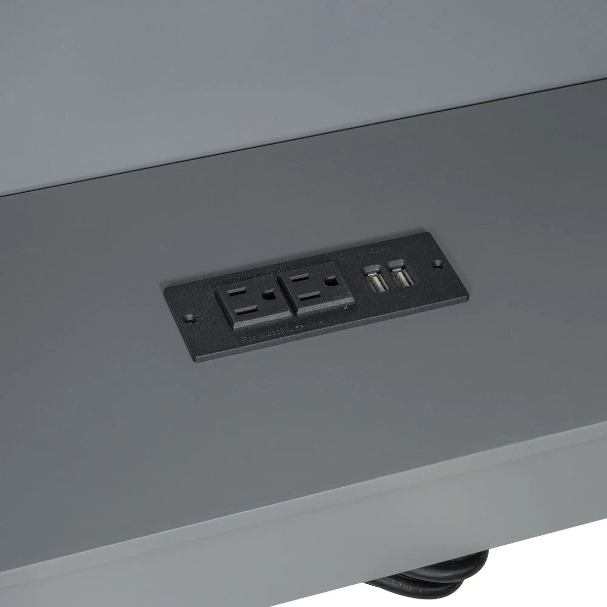 Upholstered Headboard Platform Bed | Storage Shelves | Two Drawers | Charging Station