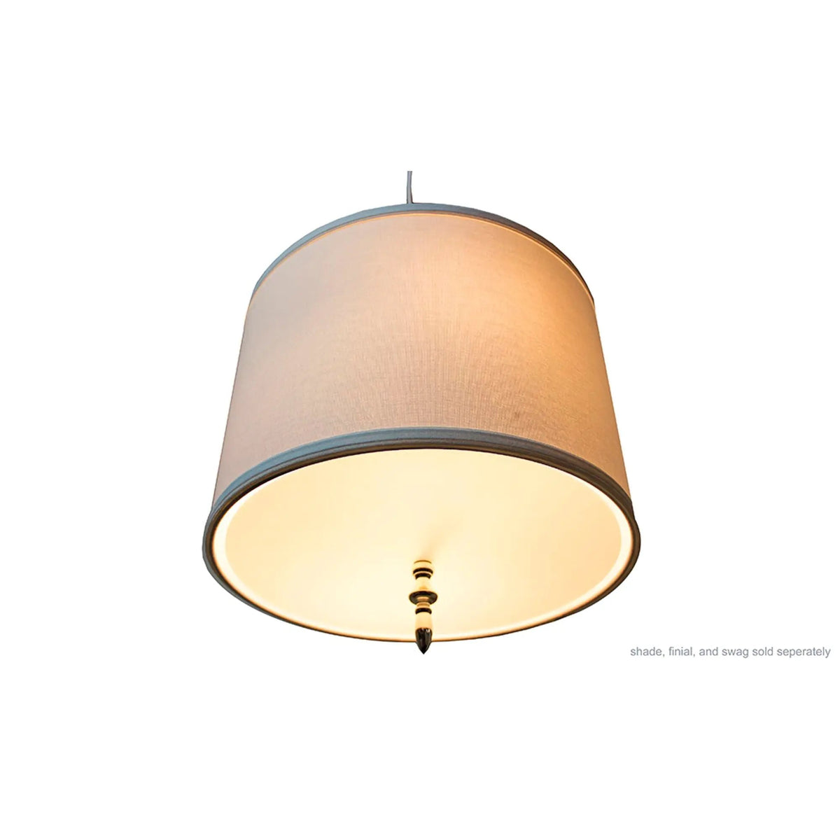 Lamp Shade Diffuser | 13.5 Inch Diameter | Translucent Frosted White