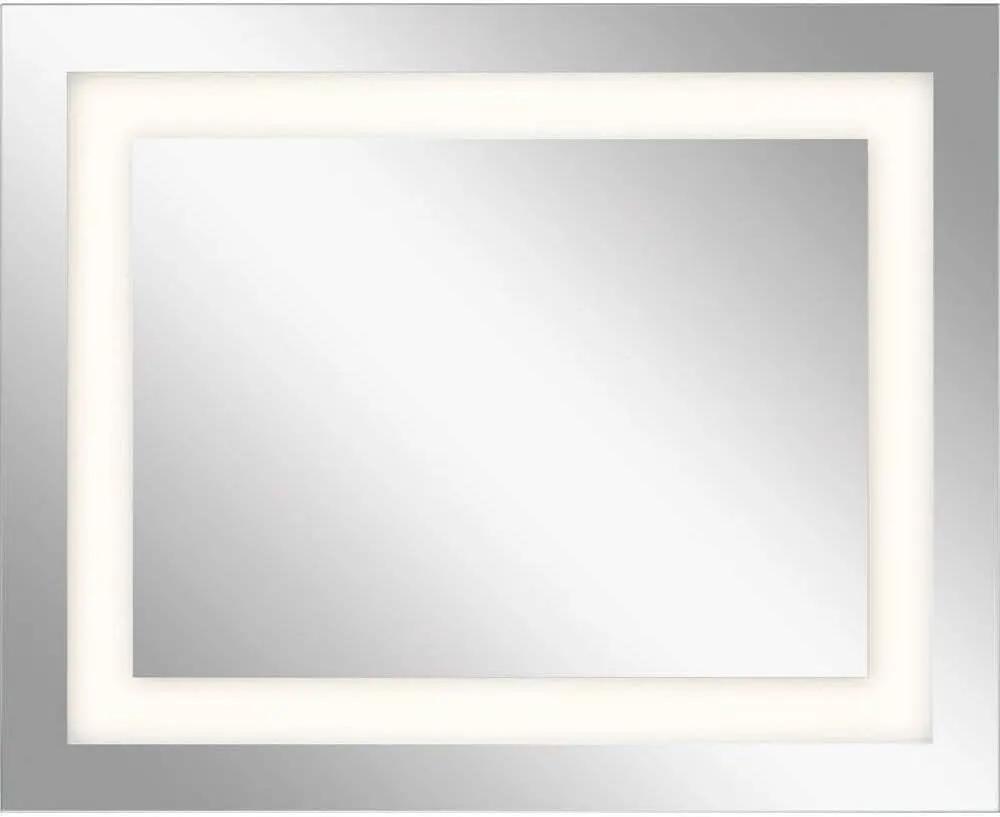 LED Backlit Mirror Chrome 30x24 Inch Vanity Mirror from PriceLows™