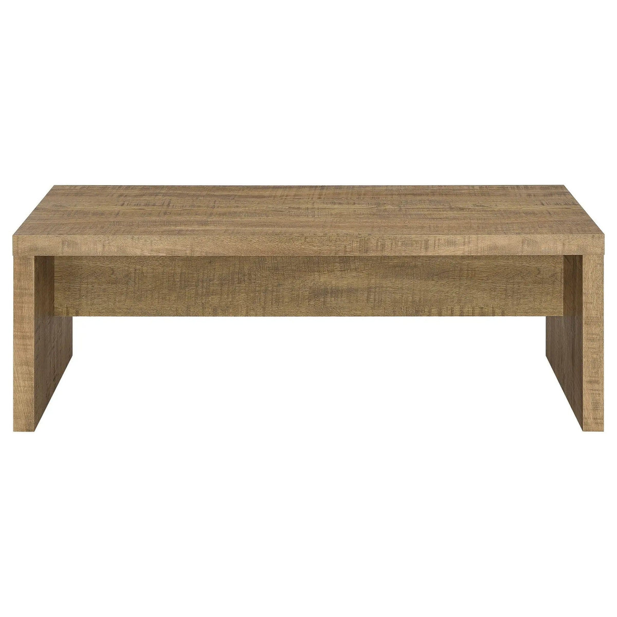 Lynette Rectangular Engineered Wood Coffee Table Mango | 47.25 x 23.5 x 16.25 in | Mango Wood | Living Room
